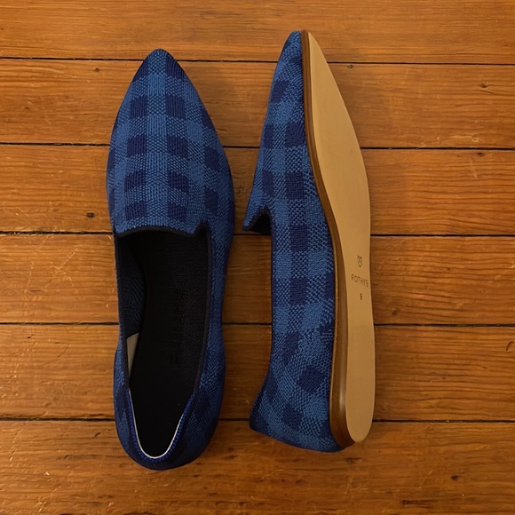 Rothy’s limited edition gingham check flat size 8 - Picture 3 of 4